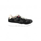 Achat Le Coq Sportif Lcs R900 Noir-Floral Chaussures Homme